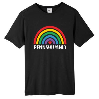 Pennsylvania Travel I Love Pennsylvania Usa Gift Tall Fusion ChromaSoft Performance T-Shirt