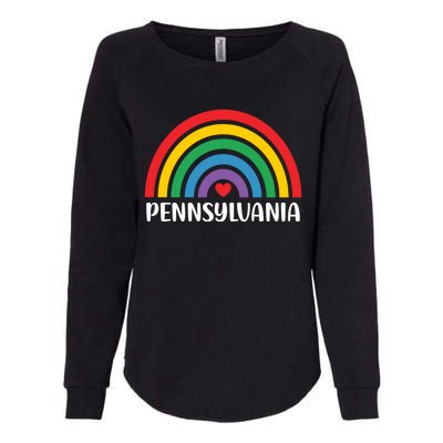 Pennsylvania Travel I Love Pennsylvania Usa Gift Womens California Wash Sweatshirt