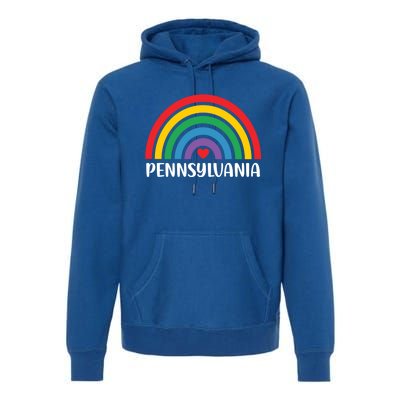 Pennsylvania Travel I Love Pennsylvania Usa Gift Premium Hoodie