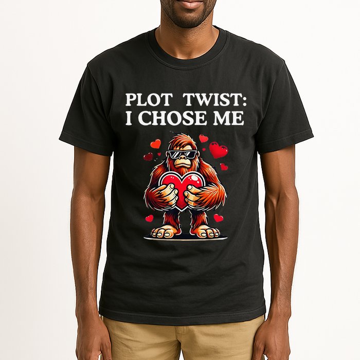 Plot Twist I Chose MeFunny Sasquatch Meme Selflove Bigfoot Tall T-Shirt