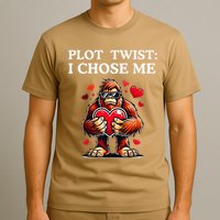 Plot Twist I Chose MeFunny Sasquatch Meme Selflove Bigfoot T-Shirt
