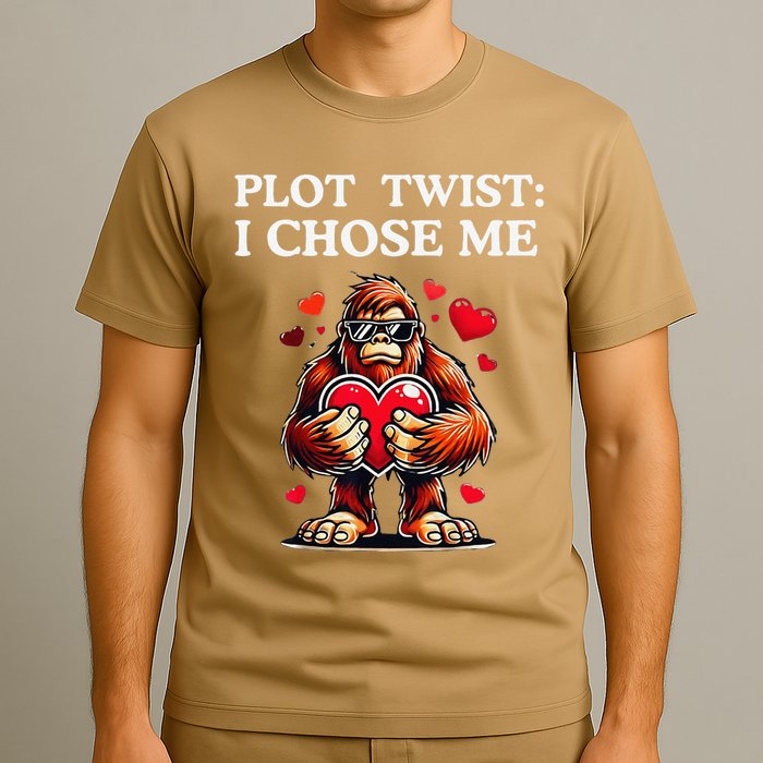 Plot Twist I Chose MeFunny Sasquatch Meme Selflove Bigfoot T-Shirt