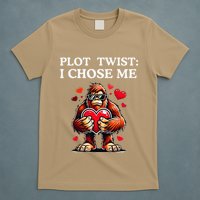 Plot Twist I Chose MeFunny Sasquatch Meme Selflove Bigfoot T-Shirt