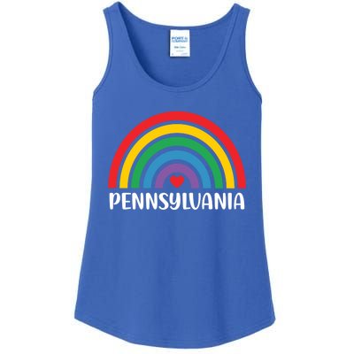 Pennsylvania Travel I Love Pennsylvania Usa Cute Gift Ladies Essential Tank