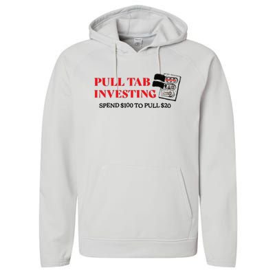 Pull tab investing spend $100 to pull $20 Performance Fleece Hoodie