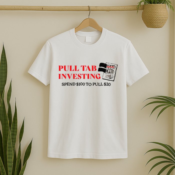 Pull tab investing spend $100 to pull $20 T-Shirt