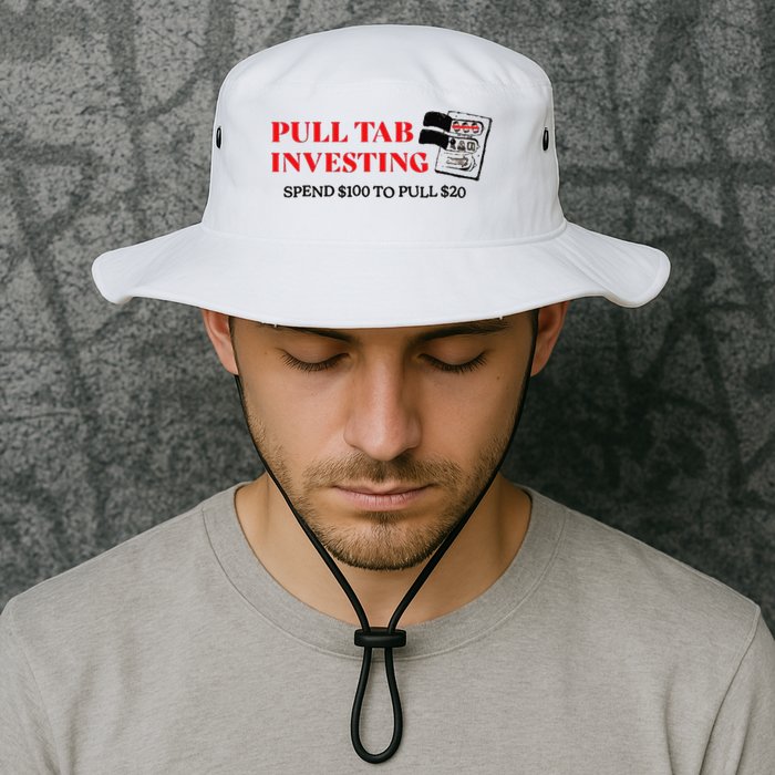 Pull tab investing spend $100 to pull $20 Bucket Hat
