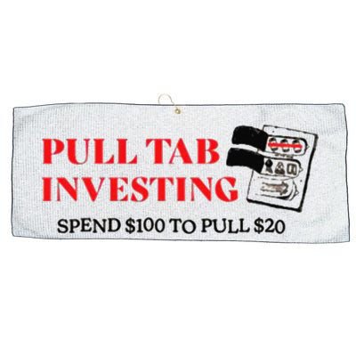 Pull tab investing spend $100 to pull $20 Large Microfiber Waffle Golf Towel