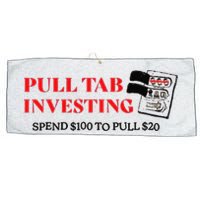 Pull tab investing spend $100 to pull $20 Large Microfiber Waffle Golf Towel