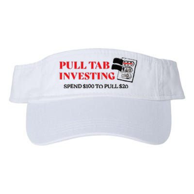 Pull tab investing spend $100 to pull $20 Valucap Bio-Washed Visor