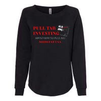 Pull Tab Investing Womens California Wash Sweatshirt