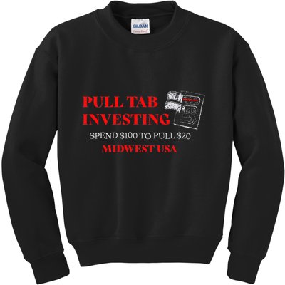 Pull Tab Investing Kids Sweatshirt