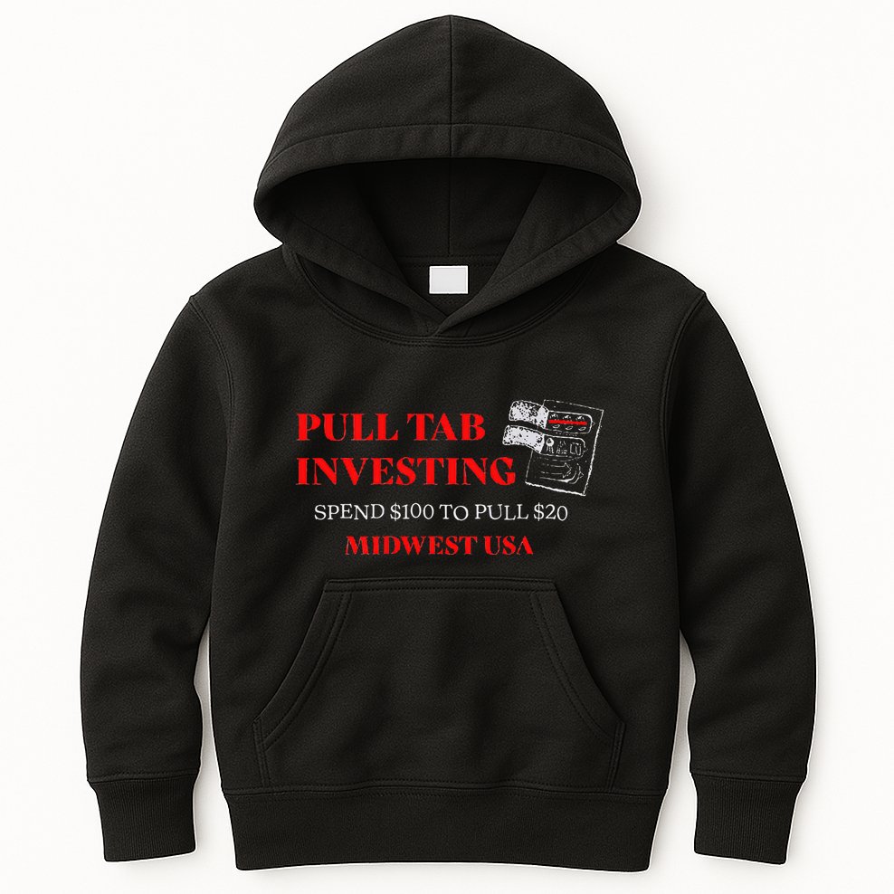 Pull Tab Investing Kids Hoodie
