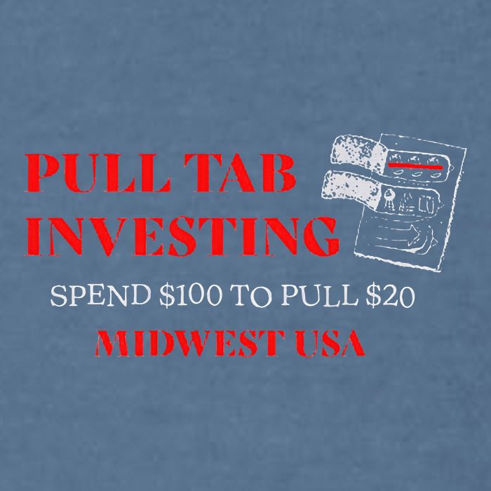 Pull Tab Investing Garment-Dyed Sweatshirt