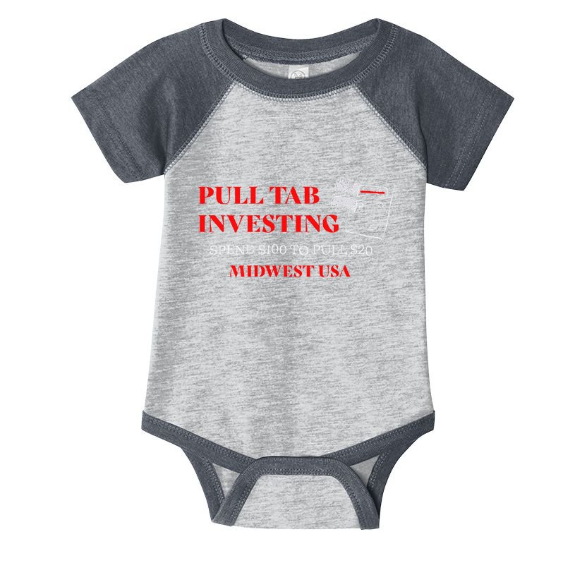 Pull Tab Investing Infant Baby Jersey Bodysuit