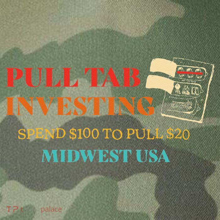 Pull Tab Investing Spend $100 To Pull $20 Midwest Usa Legacy Tie Dye Trucker Hat