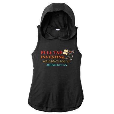 Pull Tab Investing Spend $100 To Pull $20 Midwest Usa Ladies PosiCharge Tri-Blend Wicking Draft Hoodie Tank