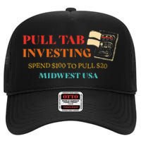 Pull Tab Investing Spend $100 To Pull $20 Midwest Usa High Crown Mesh Back Trucker Hat