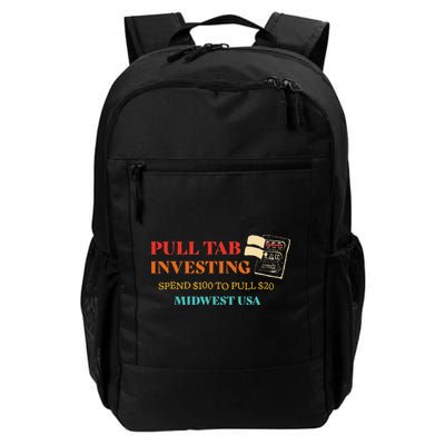 Pull Tab Investing Spend $100 To Pull $20 Midwest Usa Backpack