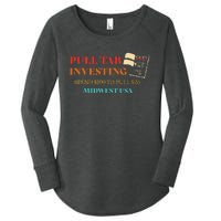 Pull Tab Investing Spend $100 To Pull $20 Midwest Usa Women's Perfect Tri Tunic Long Sleeve Shirt