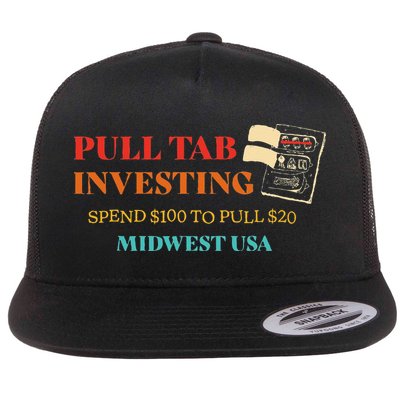 Pull Tab Investing Spend $100 To Pull $20 Midwest Usa Flatbill Hat