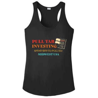 Pull Tab Investing Spend $100 To Pull $20 Midwest Usa Ladies PosiCharge Competitor Racerback Tank