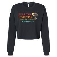 Pull Tab Investing Spend $100 To Pull $20 Midwest Usa Cropped Pullover Crew