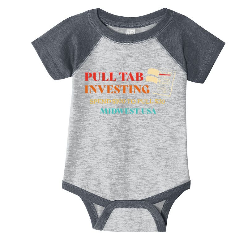 Pull Tab Investing Spend $100 To Pull $20 Midwest Usa Infant Baby Jersey Bodysuit