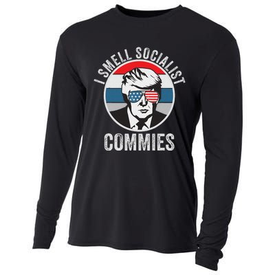 Pro Trump I Smell Commies Cooling Performance Long Sleeve Crew