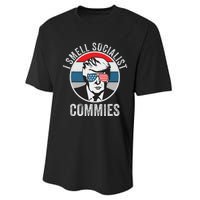 Pro Trump I Smell Commies Performance Sprint T-Shirt