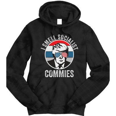 Pro Trump I Smell Commies Tie Dye Hoodie