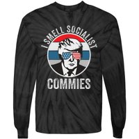 Pro Trump I Smell Commies Tie-Dye Long Sleeve Shirt