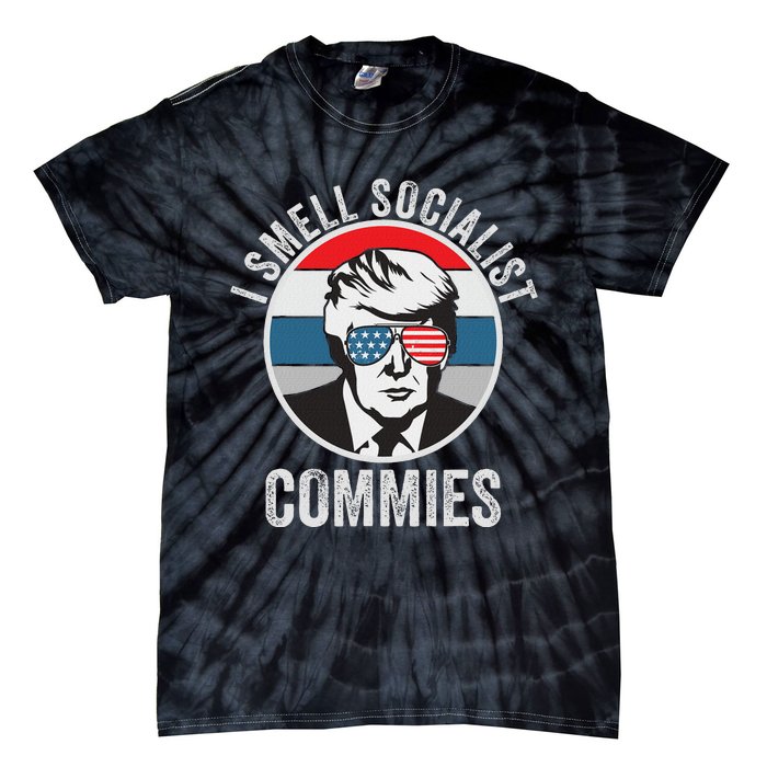 Pro Trump I Smell Commies Tie-Dye T-Shirt