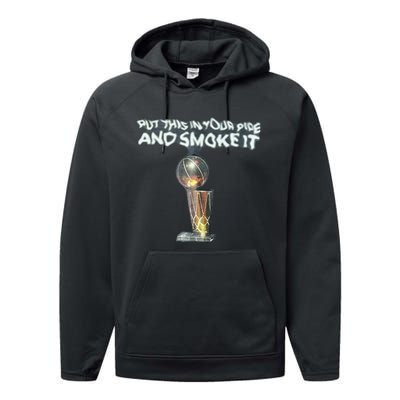 Put This In Your Pipe And Smoke It Performance Fleece Hoodie