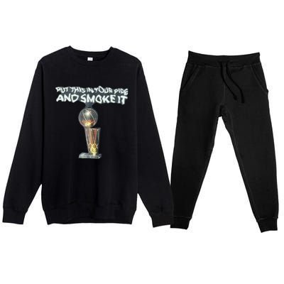 Put This In Your Pipe And Smoke It Premium Crewneck Sweatsuit Set