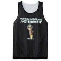 Put This In Your Pipe And Smoke It Mesh Reversible Basketball Jersey Tank