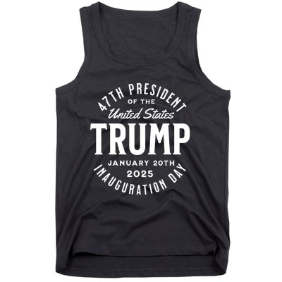 President Trump Inauguration Day 2025 Tank Top