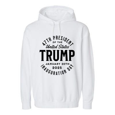 President Trump Inauguration Day 2025 Garment-Dyed Fleece Hoodie