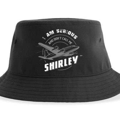 Pilot Tees I Am Serious and Don't Call Me Shirley Sustainable Bucket Hat