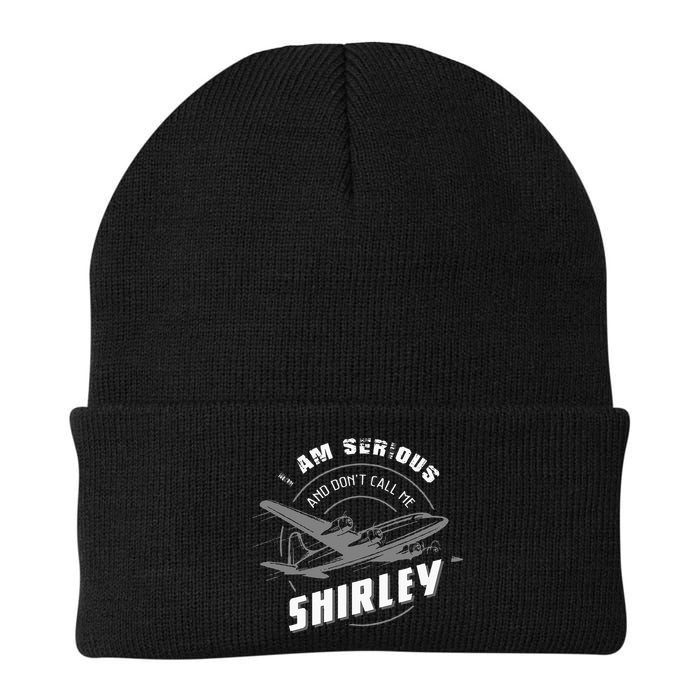 Pilot Tees I Am Serious and Don't Call Me Shirley Beanie