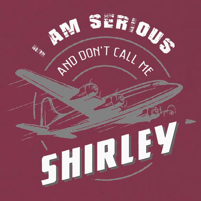Pilot Tees I Am Serious and Don't Call Me Shirley 16oz Travel Tumbler