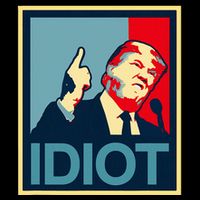 President Trump Is An Idiot Dump Stupid Potus Anti Trump Impact Tech Backpack