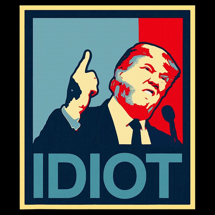 President Trump Is An Idiot Dump Stupid Potus Anti Trump Impact Tech Backpack