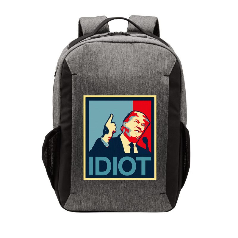 President Trump Is An Idiot Dump Stupid Potus Anti Trump Vector Backpack