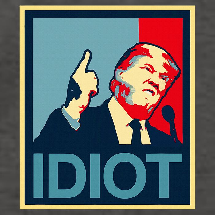 President Trump Is An Idiot Dump Stupid Potus Anti Trump Vector Backpack