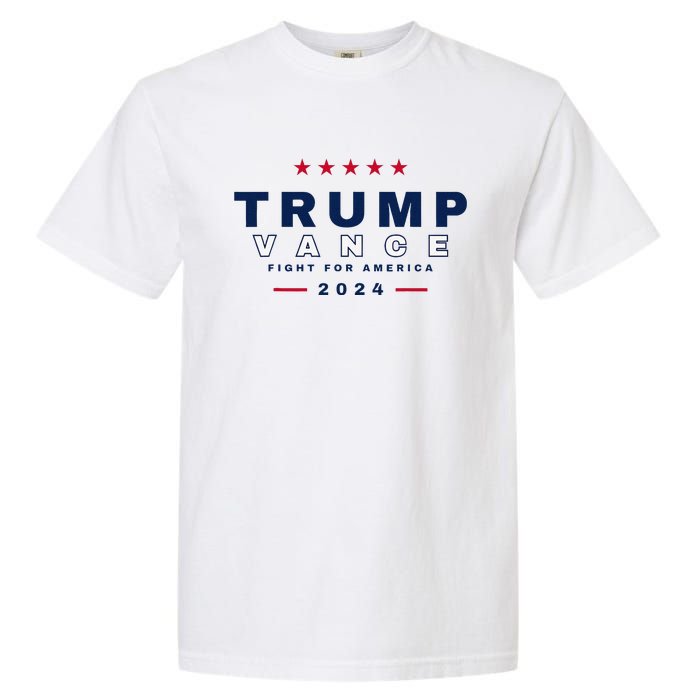 President Trump Jd Vance Vp Fight For America! Maga Usa Garment-Dyed Heavyweight T-Shirt