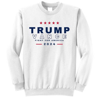 President Trump Jd Vance Vp Fight For America! Maga Usa Sweatshirt