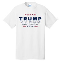 President Trump Jd Vance Vp Fight For America! Maga Usa Tall T-Shirt