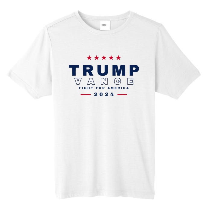 President Trump Jd Vance Vp Fight For America! Maga Usa Tall Fusion ChromaSoft Performance T-Shirt