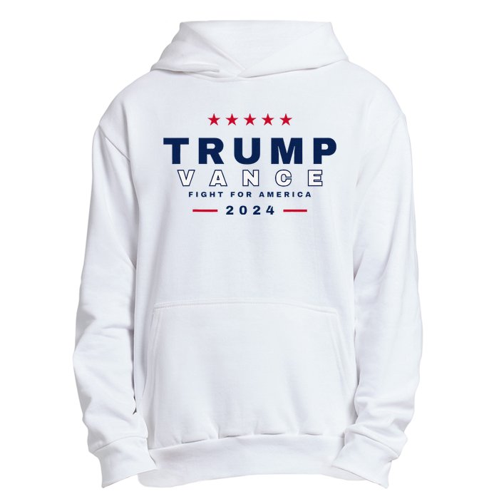 President Trump Jd Vance Vp Fight For America! Maga Usa Urban Pullover Hoodie